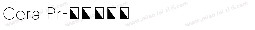 Cera Pr字体转换